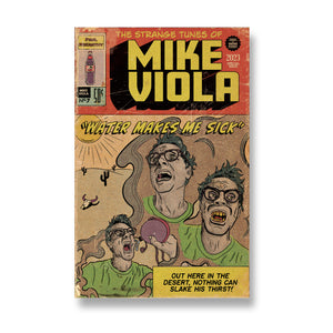 Mike Viola - Water Make Me Sick Comic Poster