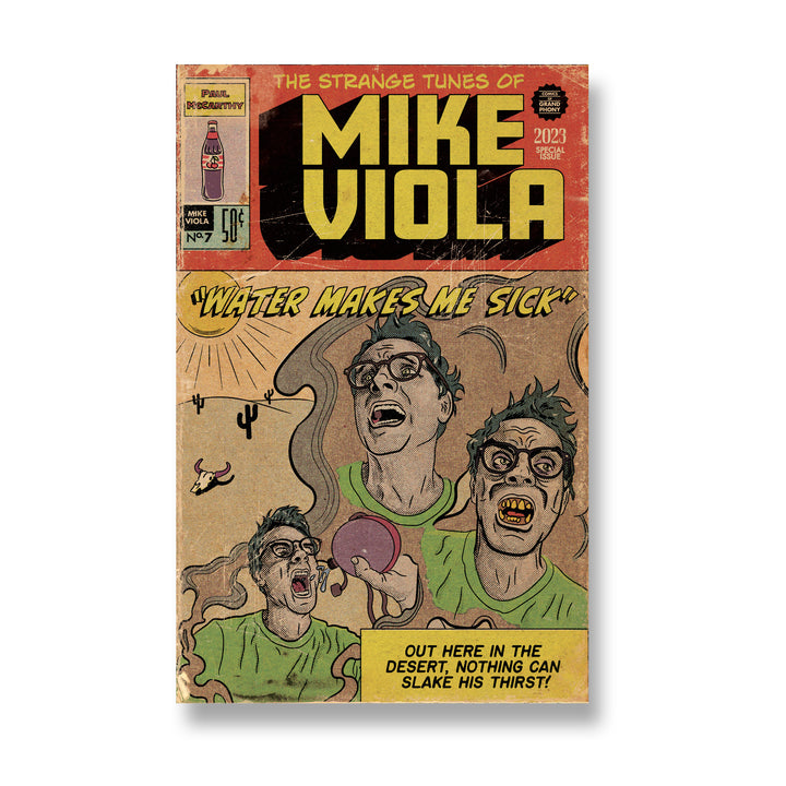 Mike Viola - Water Make Me Sick Comic Poster